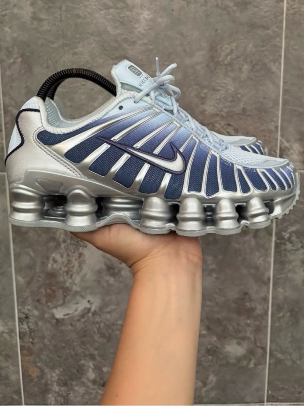 Nike Shox 💅 TL Fade ICED BLUE Athletic Sneaker Shoes IH1336-403 7 7.5 8 9 - Picture 8 of 15